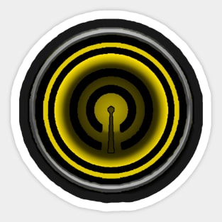Yellow Caster Emblem (Radio Sentai Castranger) Sticker